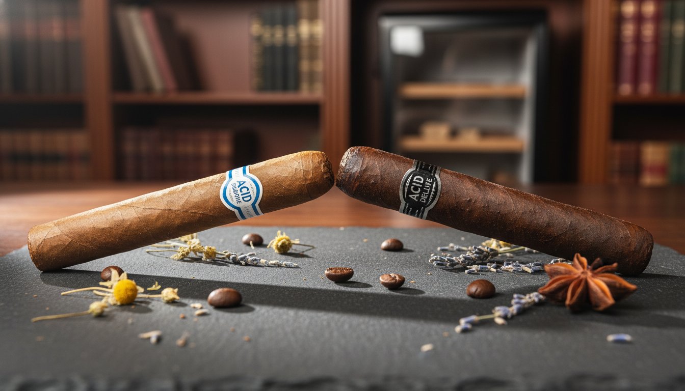 ACID Blondie vs. Kuba Deluxe: The Ultimate Drew Estate Infused Cigar Guide