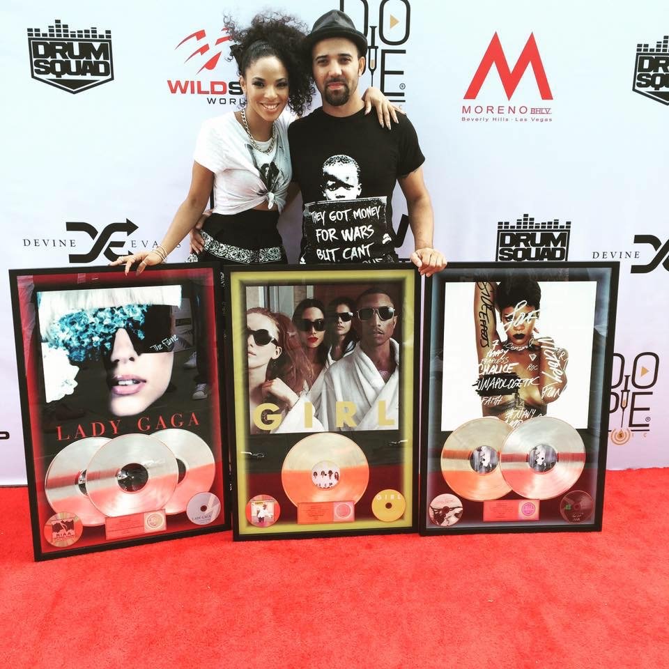 Music producer Devine Evans and Day’nah Cooper-Evans receive multiple awards for work with Lady Gaga, Rihanna and Pharrell Wiliams