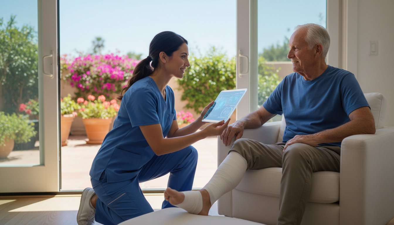 Advanced Wound Care Without Weekly Clinic Visits: San Diego’s Mobile Solution