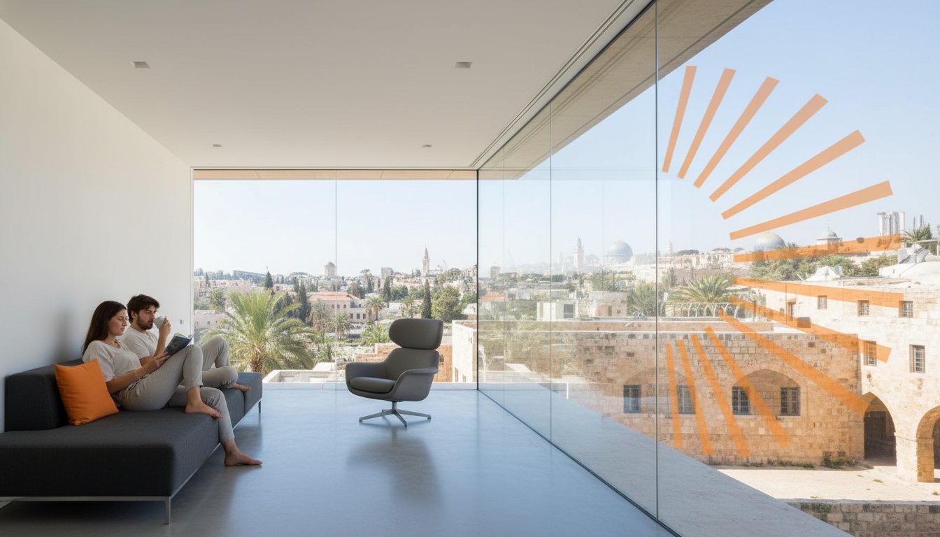 איך להפחית חום שנכנס מחלון: המדריך המקיף לבית קריר ב-2026