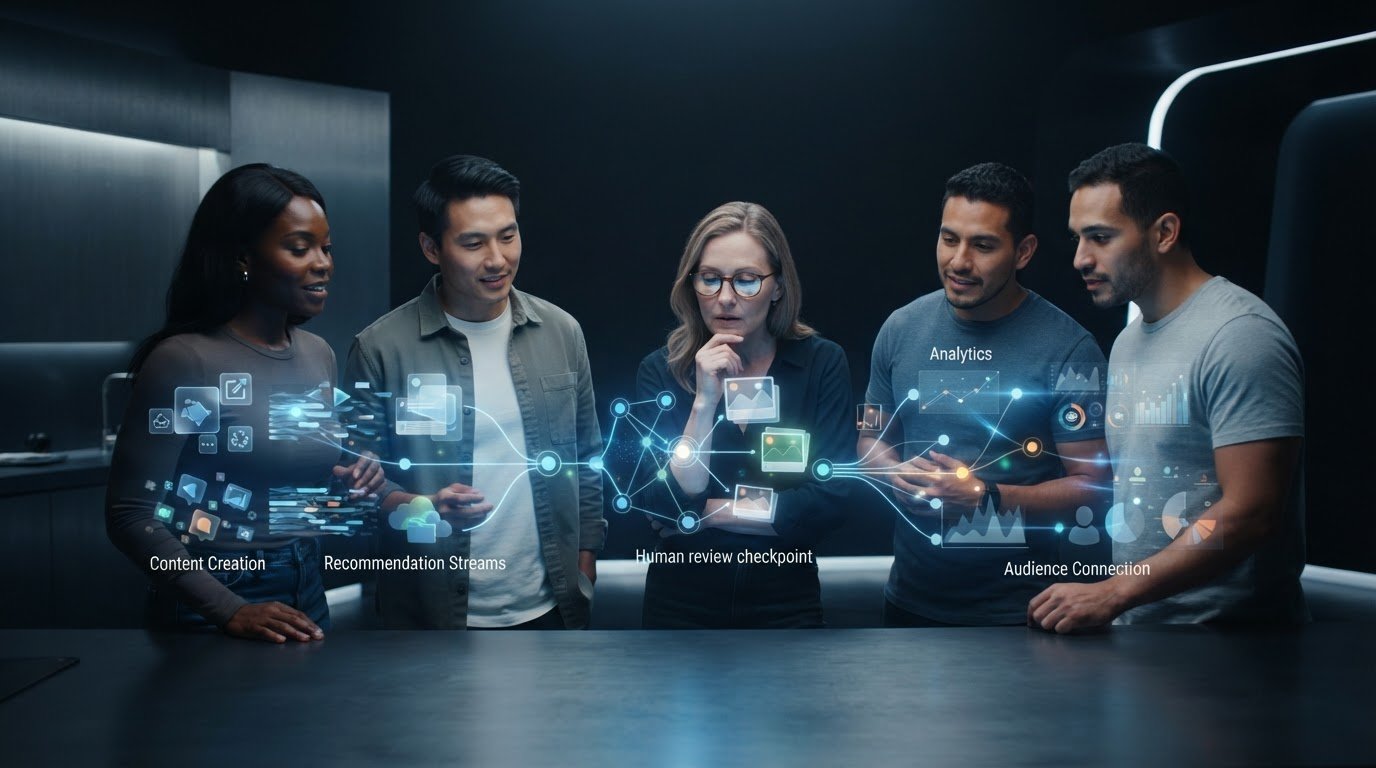 Artificial Intelligence in Social Media: How It Shapes Content, Trust, and Connection