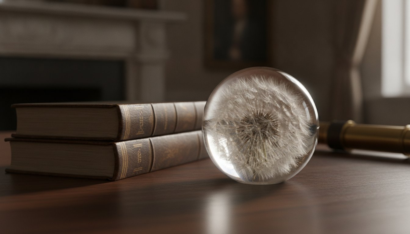 Artisanal Nature Paperweights: The Poetry of Stillness and Botanical Art