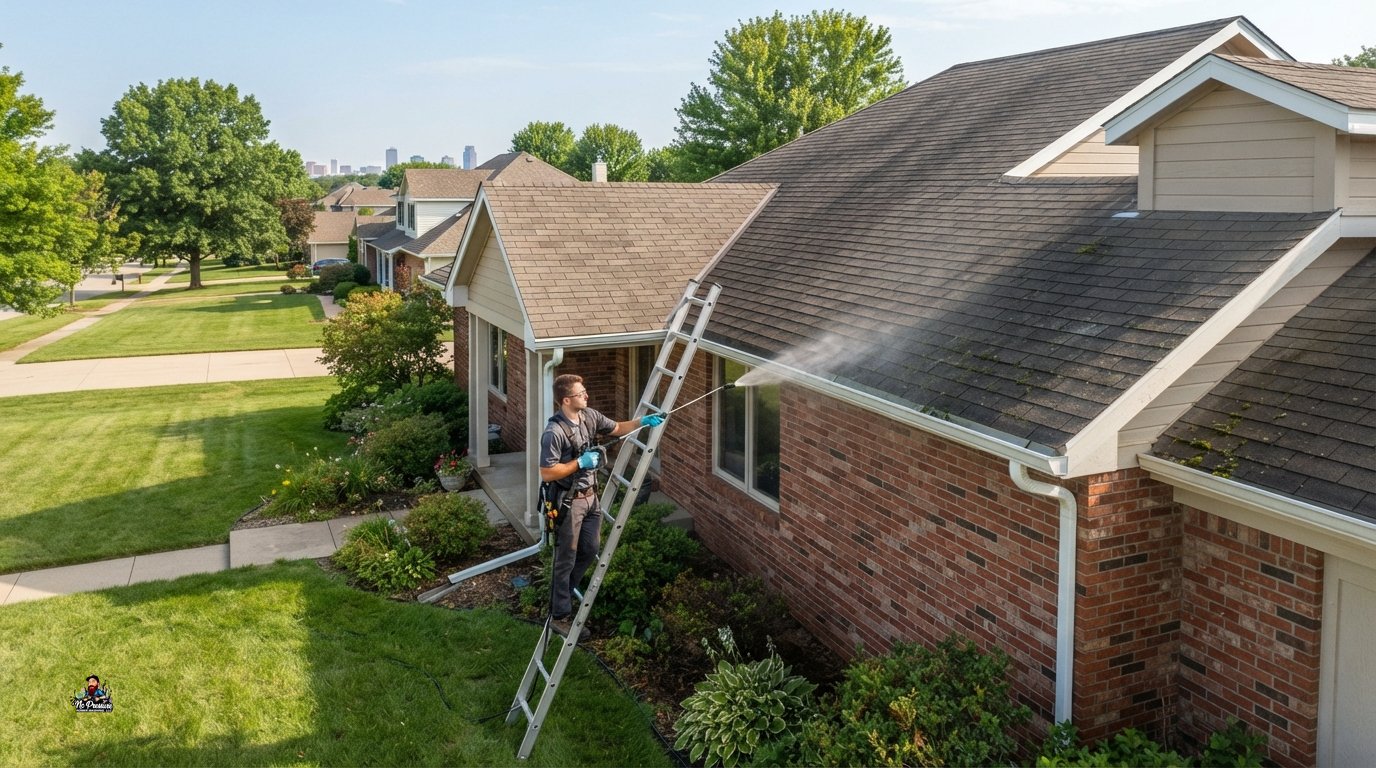 Asphalt Shingle Roof Cleaning in Omaha: How to Choose Safely