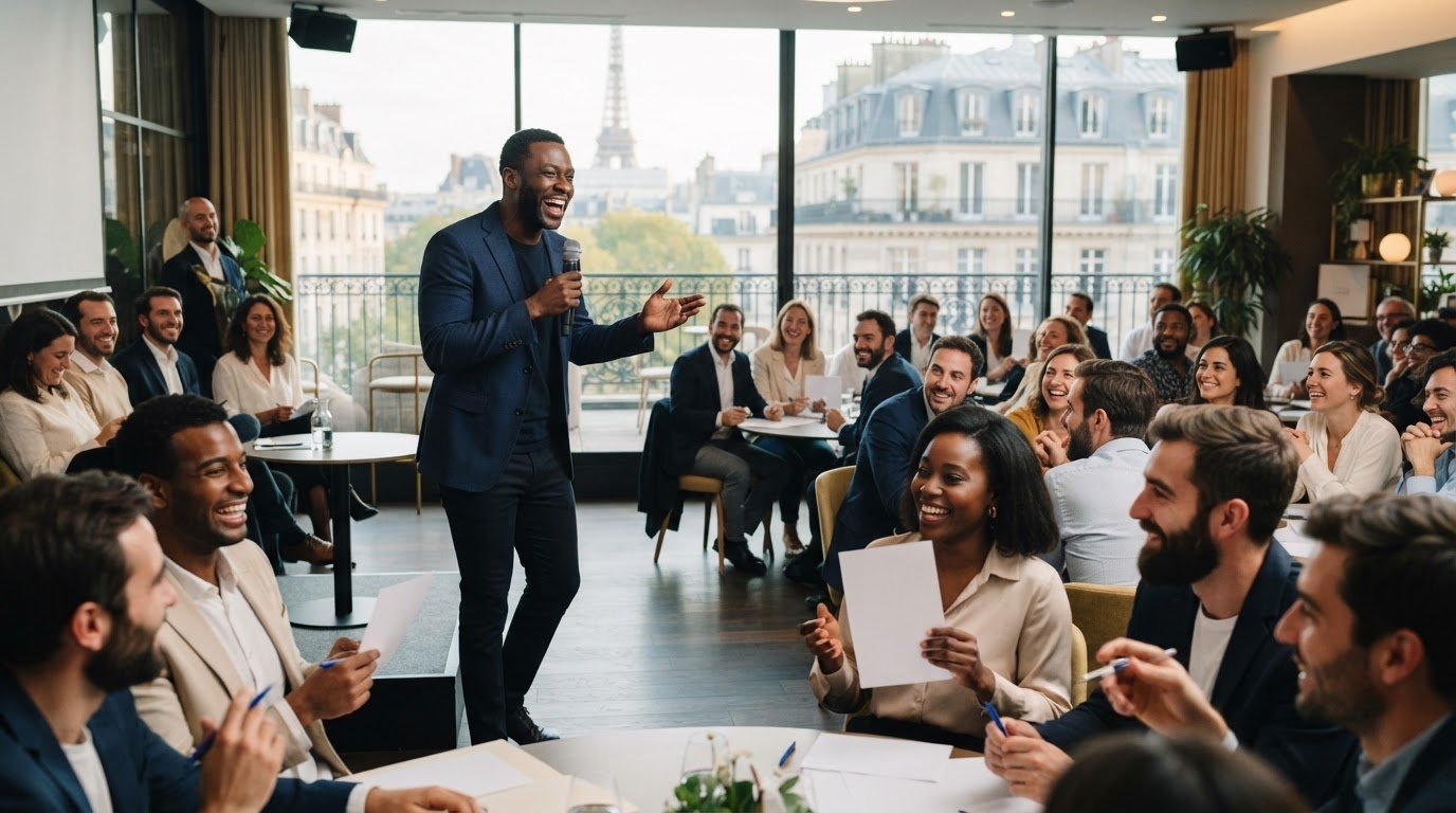 Atelier stand-up en entreprise : faites de l’humour un levier de communication