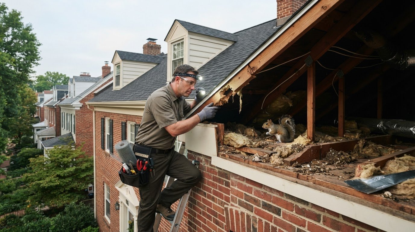 Attic Squirrel Removal in Washington, DC: A Homeowner’s Guide