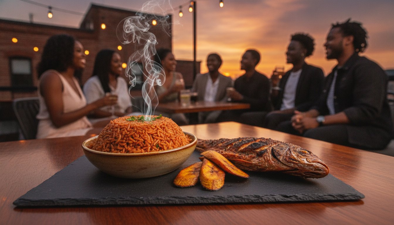 Authentic Nigerian Jollof Rice in Laurel, MD: The Skyvibe Afro-Fusion Experience