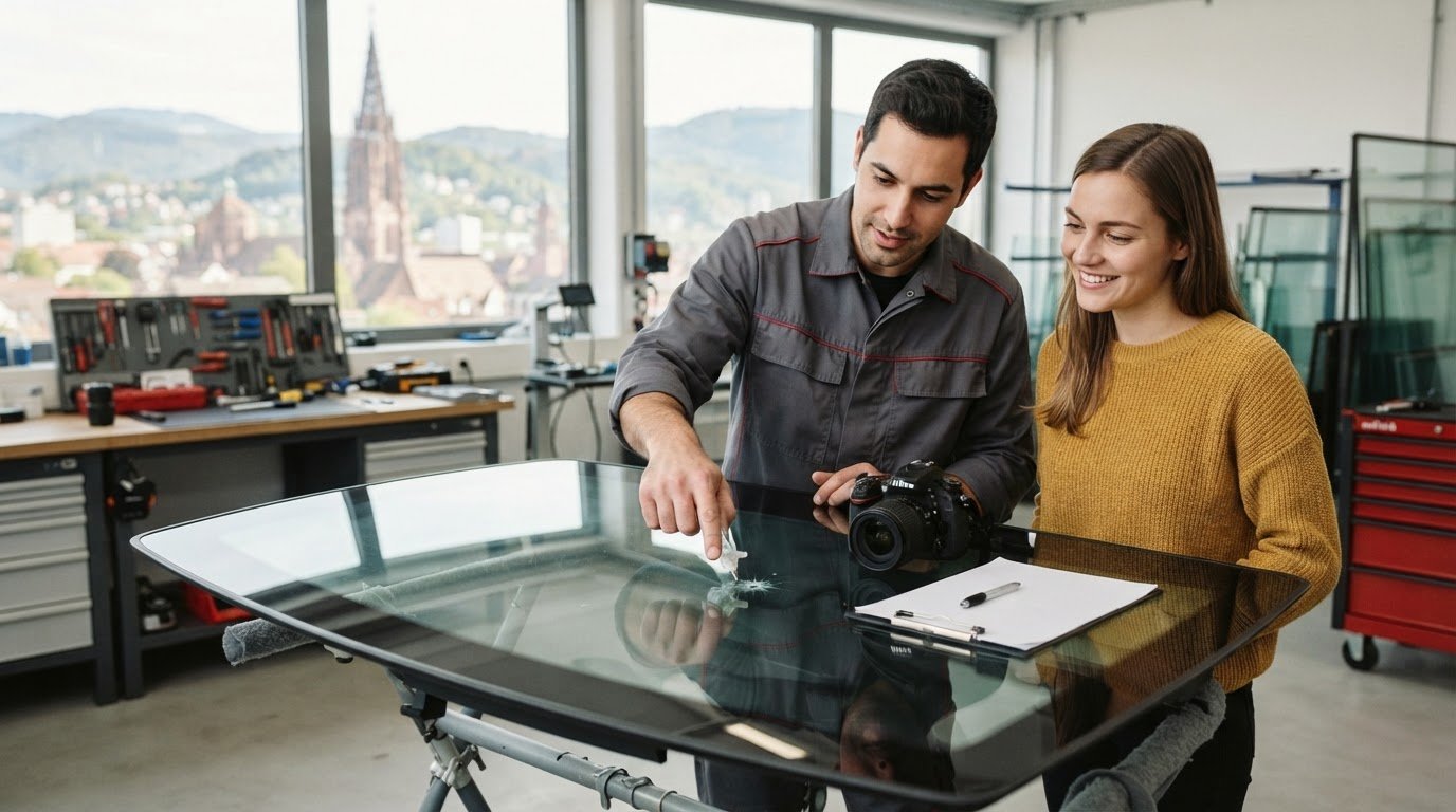 Autoglas Versicherung Abwicklung: Glasschäden richtig melden und reparieren lassen