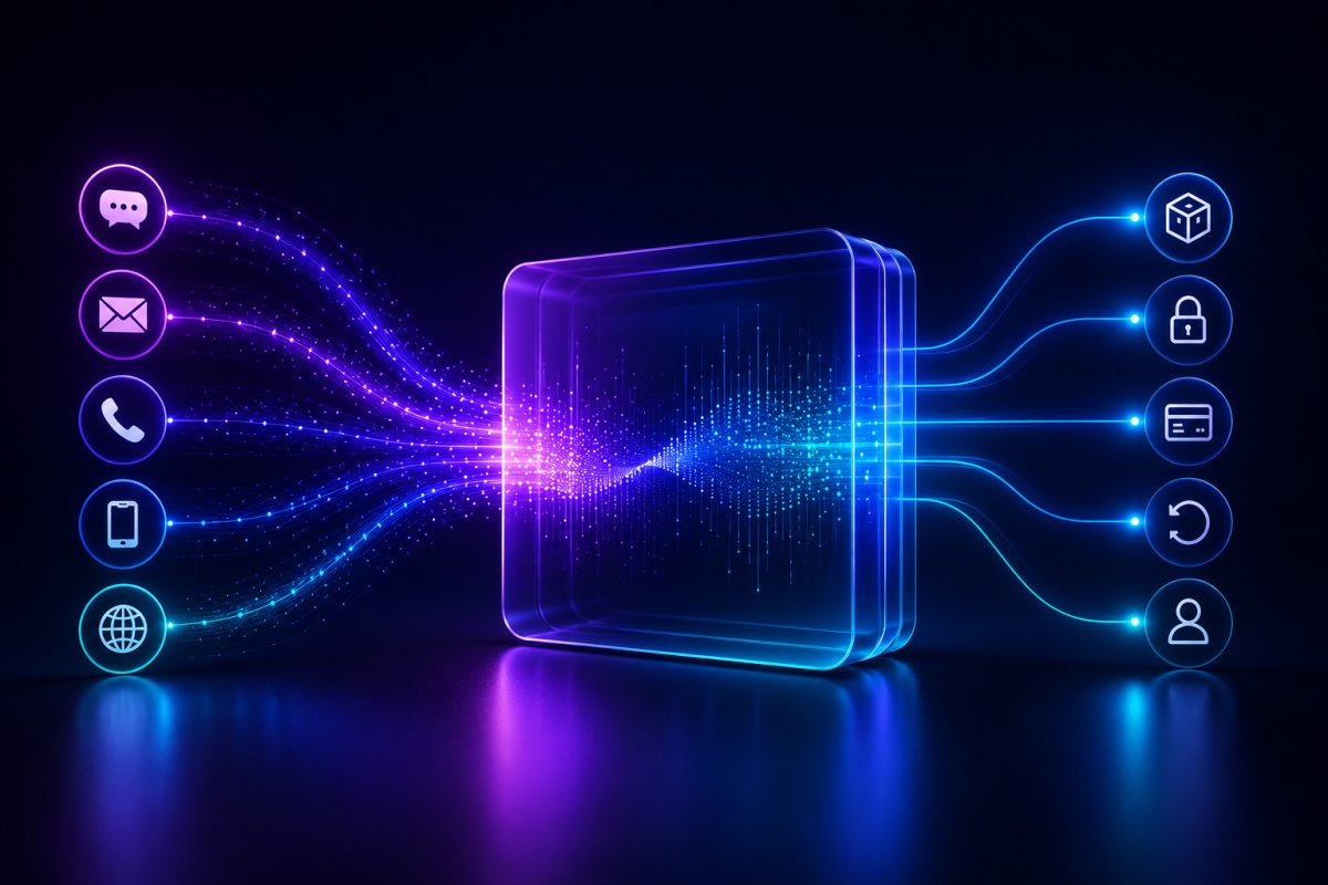 Agentic AI automating routine customer inquiries across chat, email, voice and digital channels to deliver autonomous resolutions.