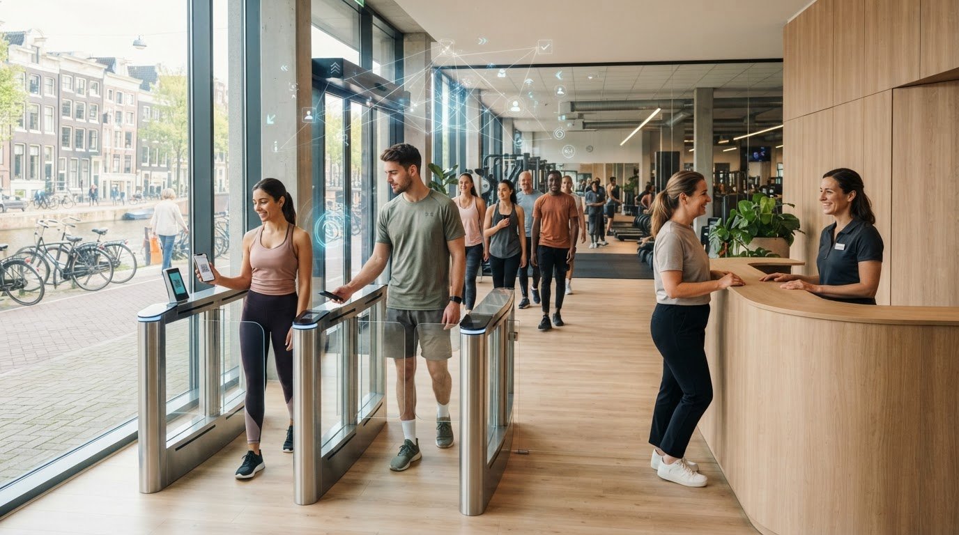Automatische toegangscontrole in je fitness: van scan tot soepel ledenbeheer