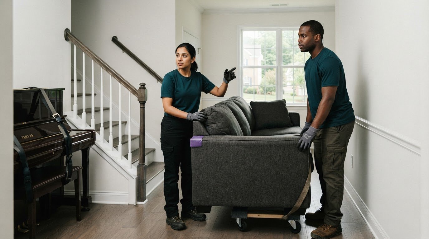 Avoiding Injury When Moving Heavy Furniture in Gainesville, VA