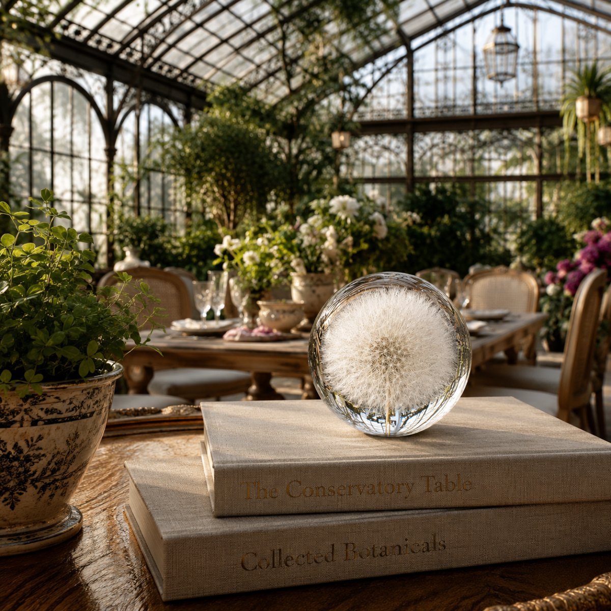 Preserved Dandelion Art: Elegant Botanical Decor