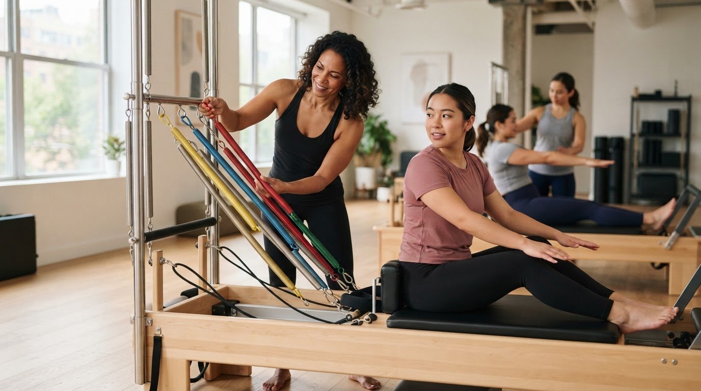 Balanced Body Reformer Spring Settings for Every Skill Level