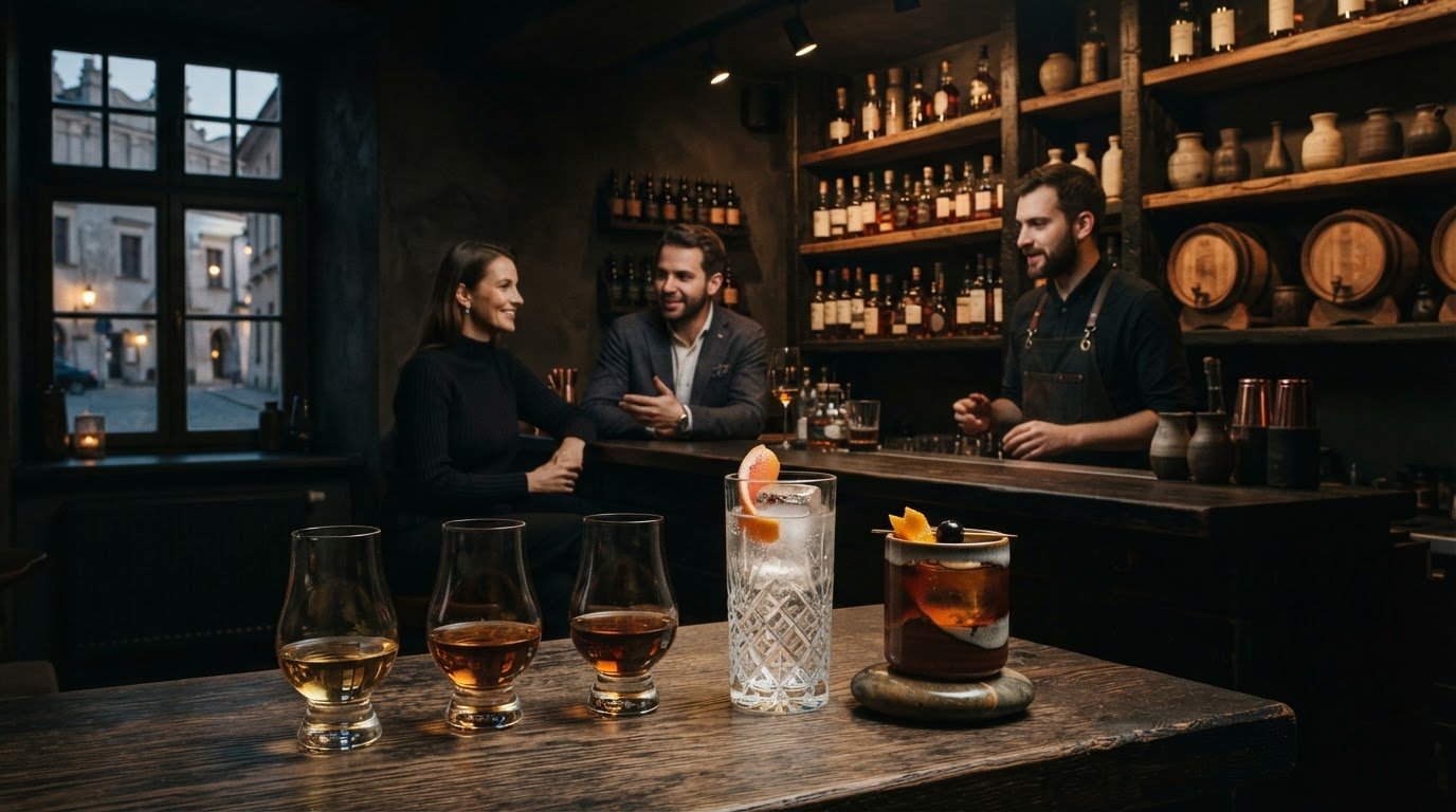 Bar dla fanów whisky w Krakowie: przewodnik po wyjątkowym wieczorze