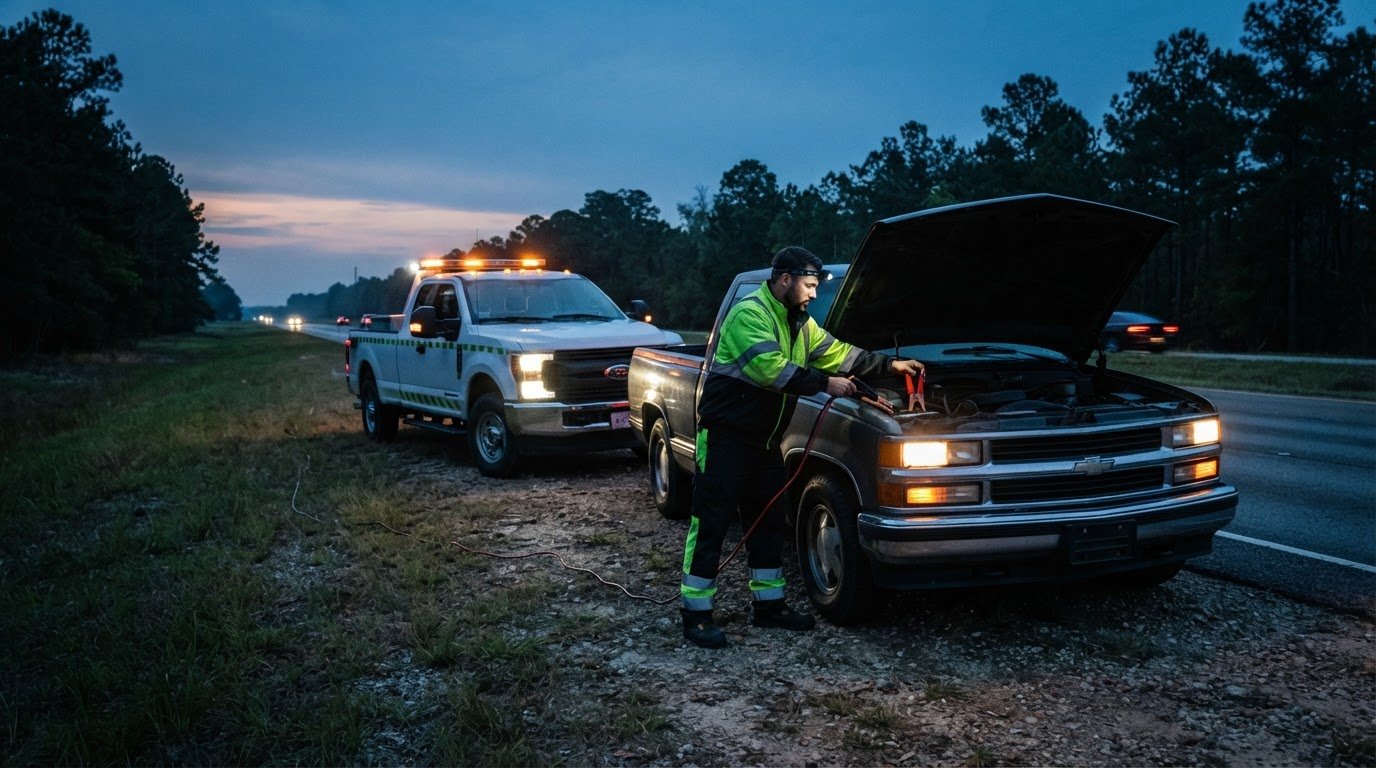 Battery Jump Start in Liberty County: What to Know Before Calling for Help