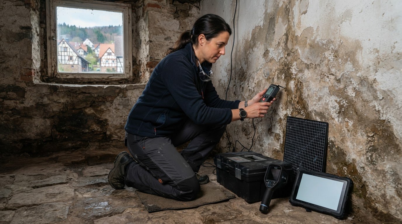 Bauschadenbewertung bei feuchtem Keller in Fritzlar: Ursachen, Messverfahren & Sanierungsstrategien 2026
