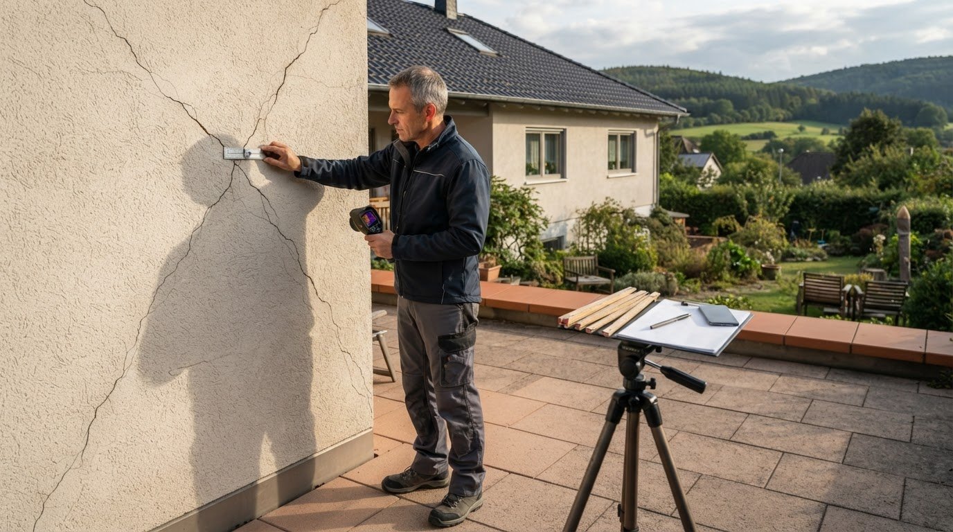 Bauschadengutachter Kassel: Checkliste bei Rissbildung an der Fassade 2026