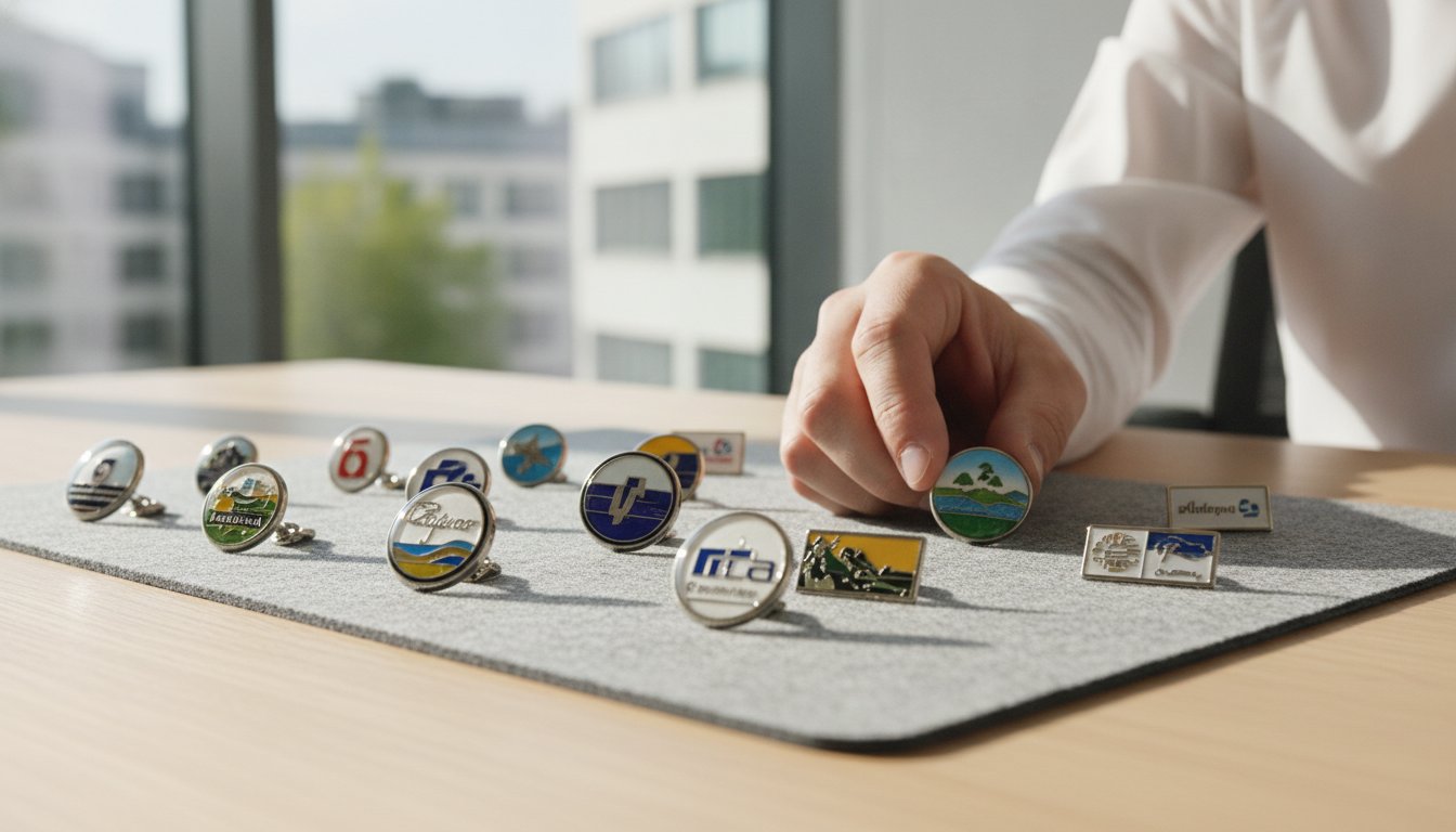 Bedruckte Pins erstellen: Der B2B-Leitfaden für Design und Produktion 2026