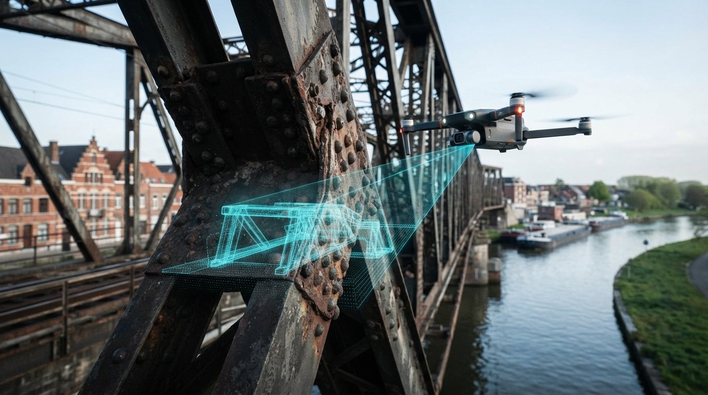 Beginnende corrosie opsporen: hoe geavanceerde drone-technologie uw infrastructuur beschermt