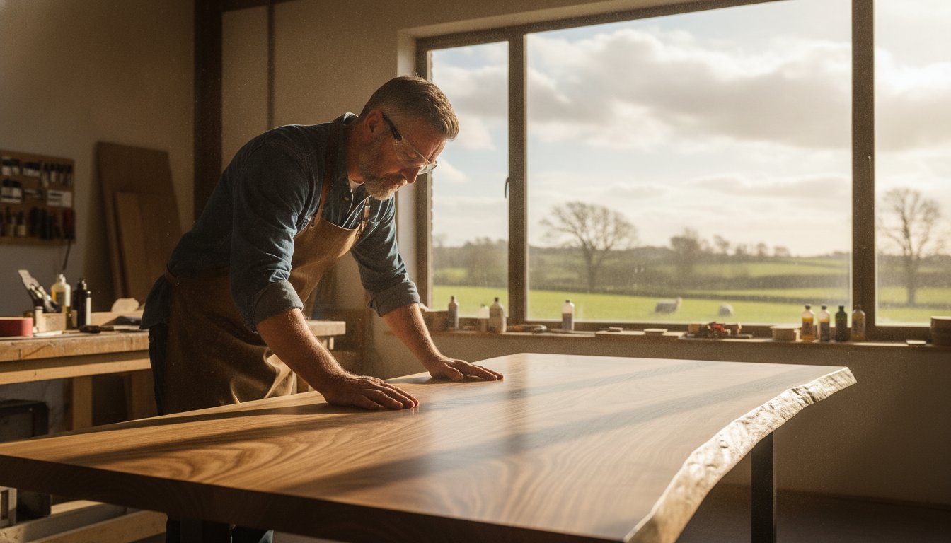 Bespoke Wooden Dining Tables: The Journey from Fallen Timber to Your UK Home