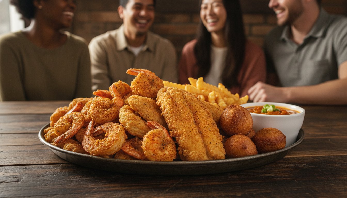 Best Cajun Fried Fish and Shrimp Combo in Houston