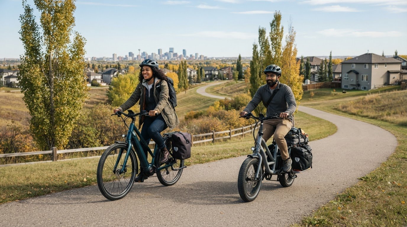 Best Commuter E-Bike for Hills in Sherwood Park: RadCity vs. RadRunner