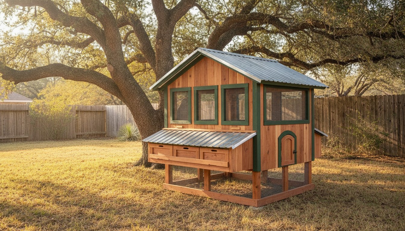 Best Texas Chicken Coop Materials for Heat and Longevity