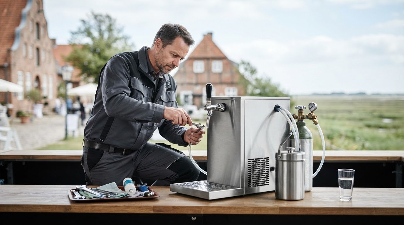 Bieranlage für ein Event in Meldorf: Wartung und Service richtig klären