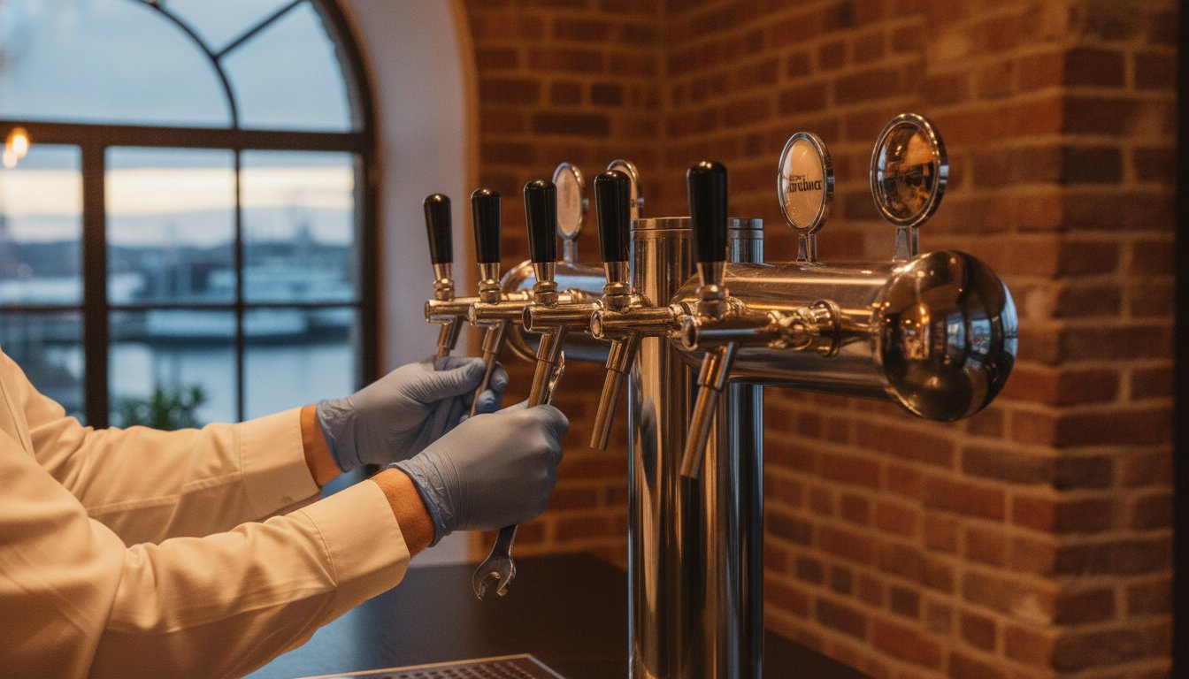 Bierleitung spülen in der Gastronomie: Warum Wasser allein nicht ausreicht