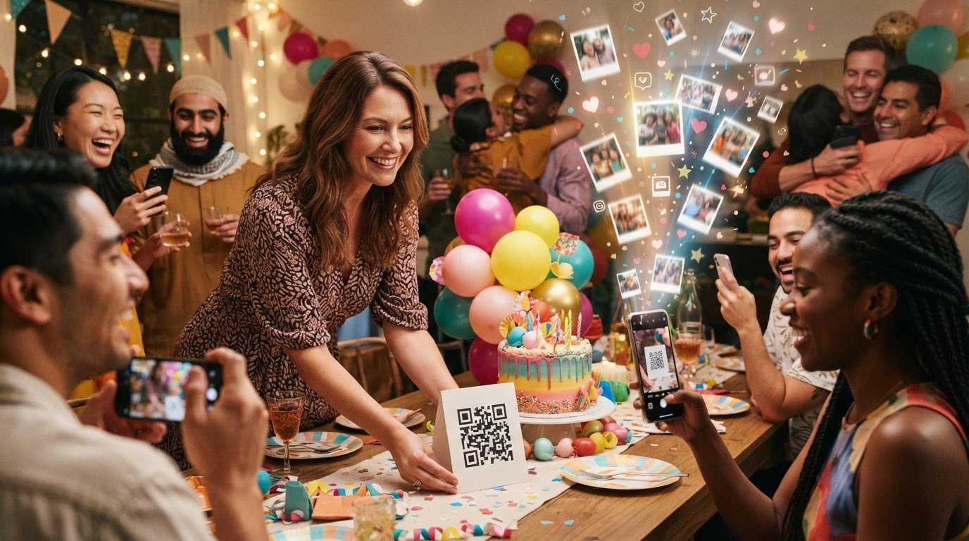 Birthday QR Code Photo Sharing: A Simple Guide for Hosts