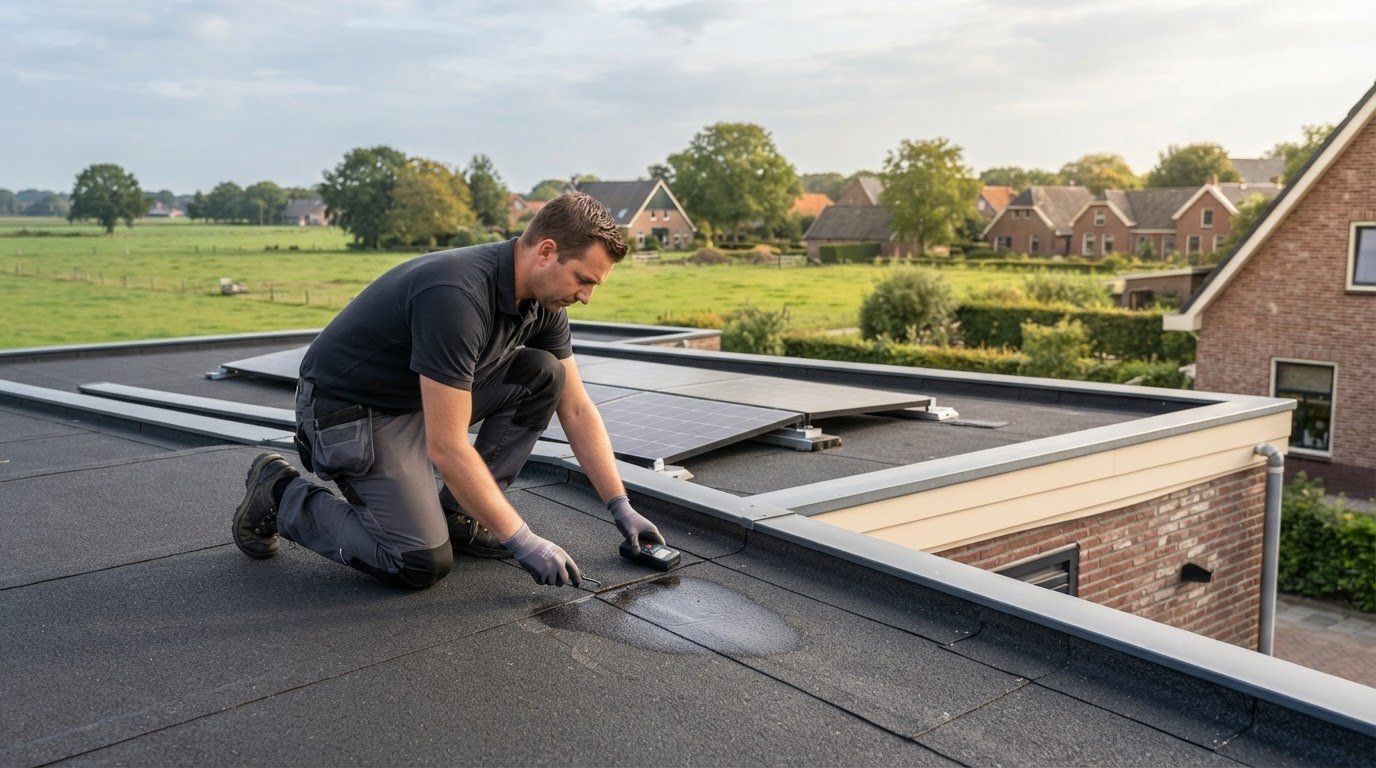 Bitumen dakbedekking in Eibergen: vakkundige dakzorg voor je platte dak