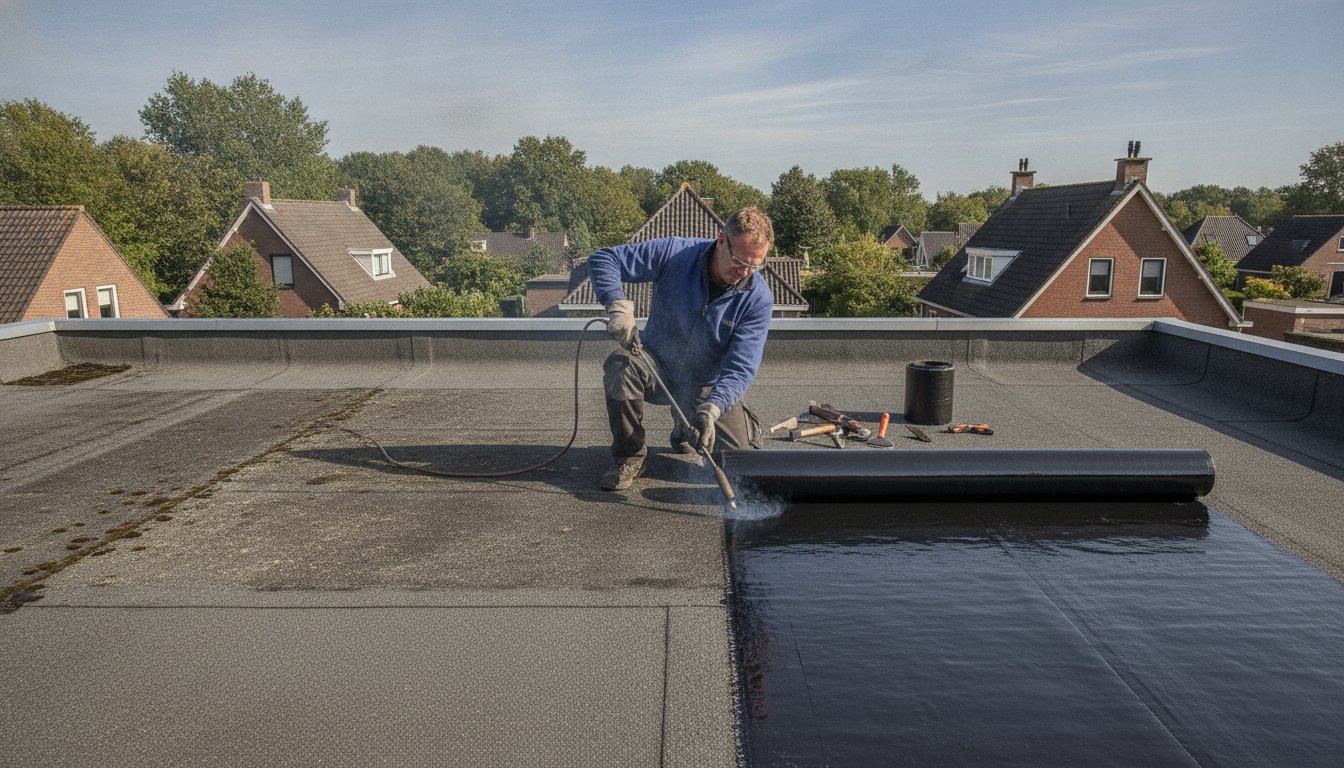 Bitumen dakbedekking overleggen: alles wat je moet weten over een nieuwe laag op je dak