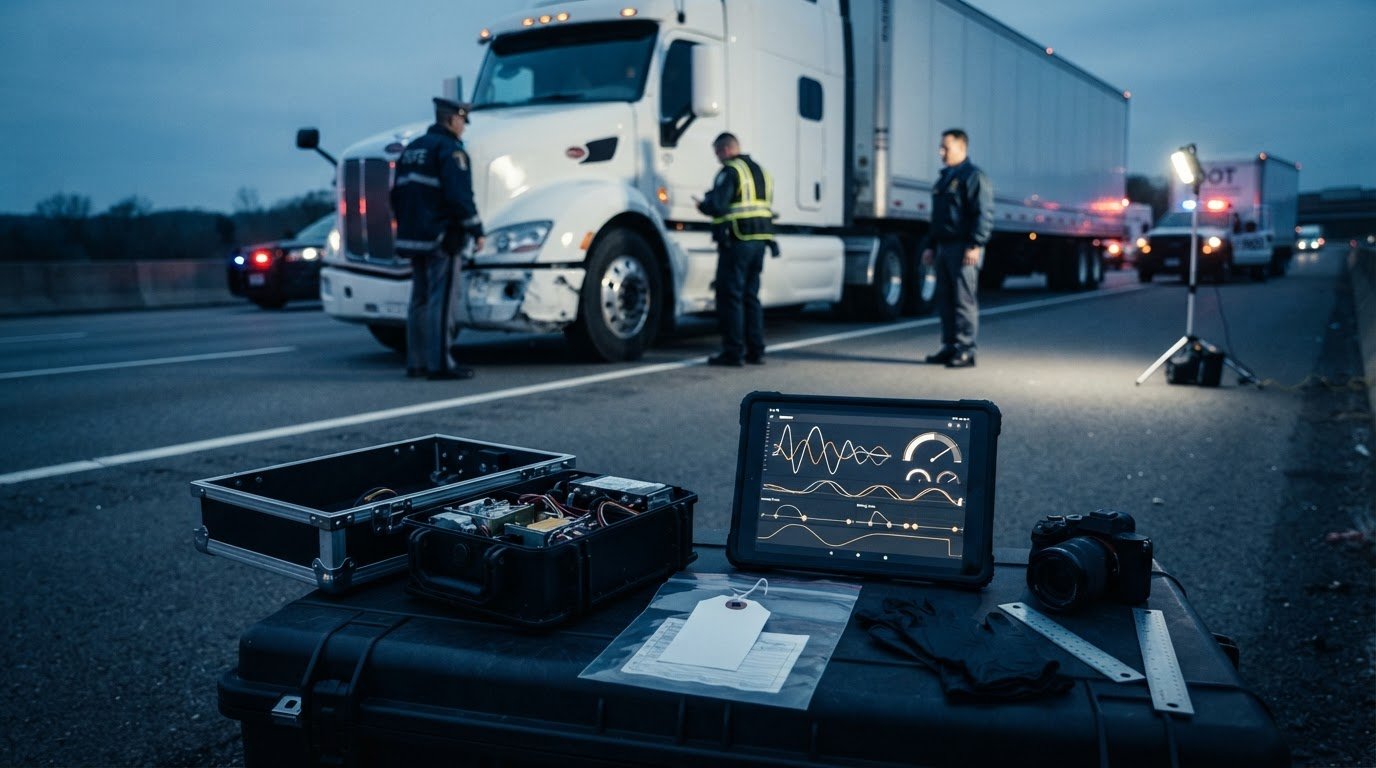 Black Box Data in a Truck Accident Case: What It Can, and Cannot, Show