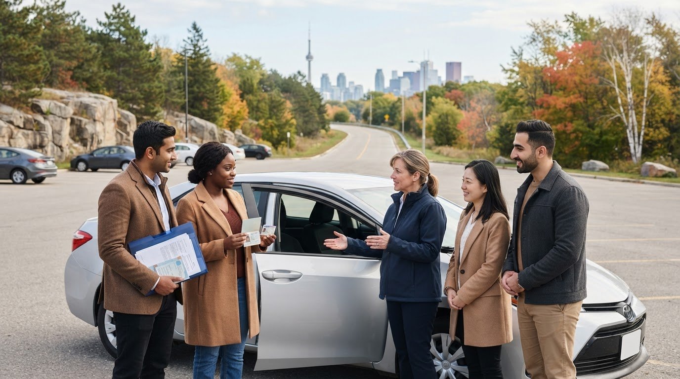Booking a Road Test in Ontario with an Out-of-Country Licence