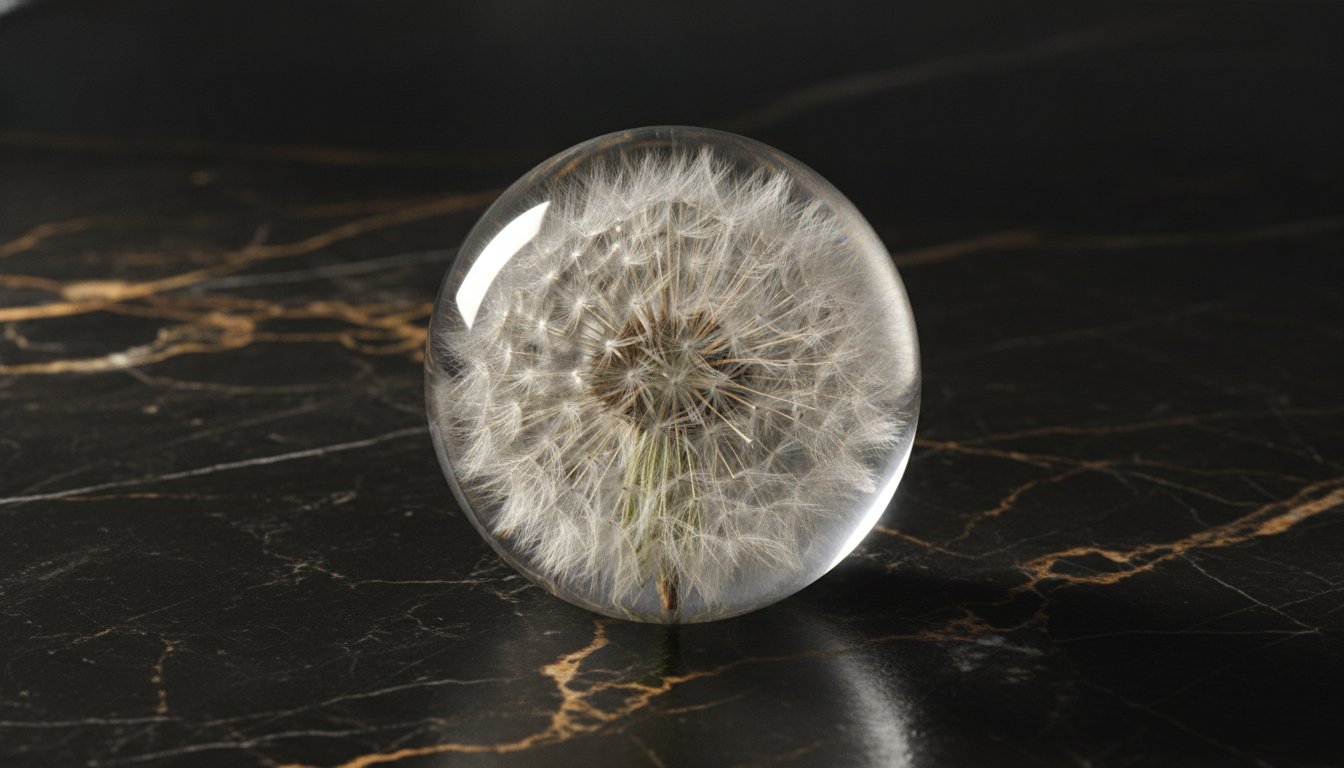 Botanical Resin Sculpture Online: A Fleeting Moment, Held Forever
