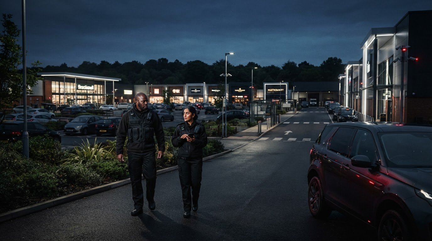 Bracknell retail park security patrols and response cover