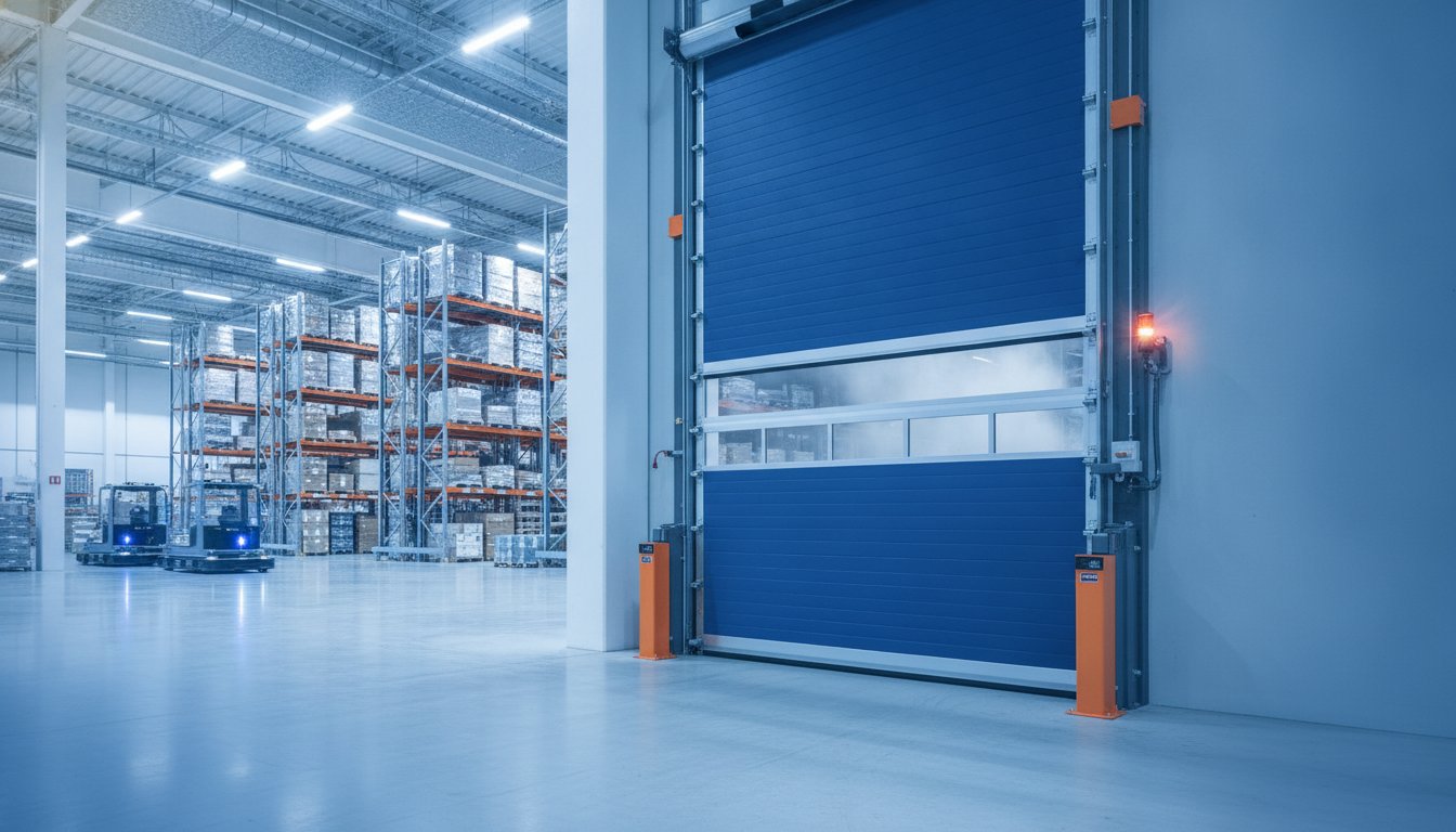 Bramy szybkobieżne wewnętrzne: Porównanie rozwiązań dla przemysłu i logistyki (2026)