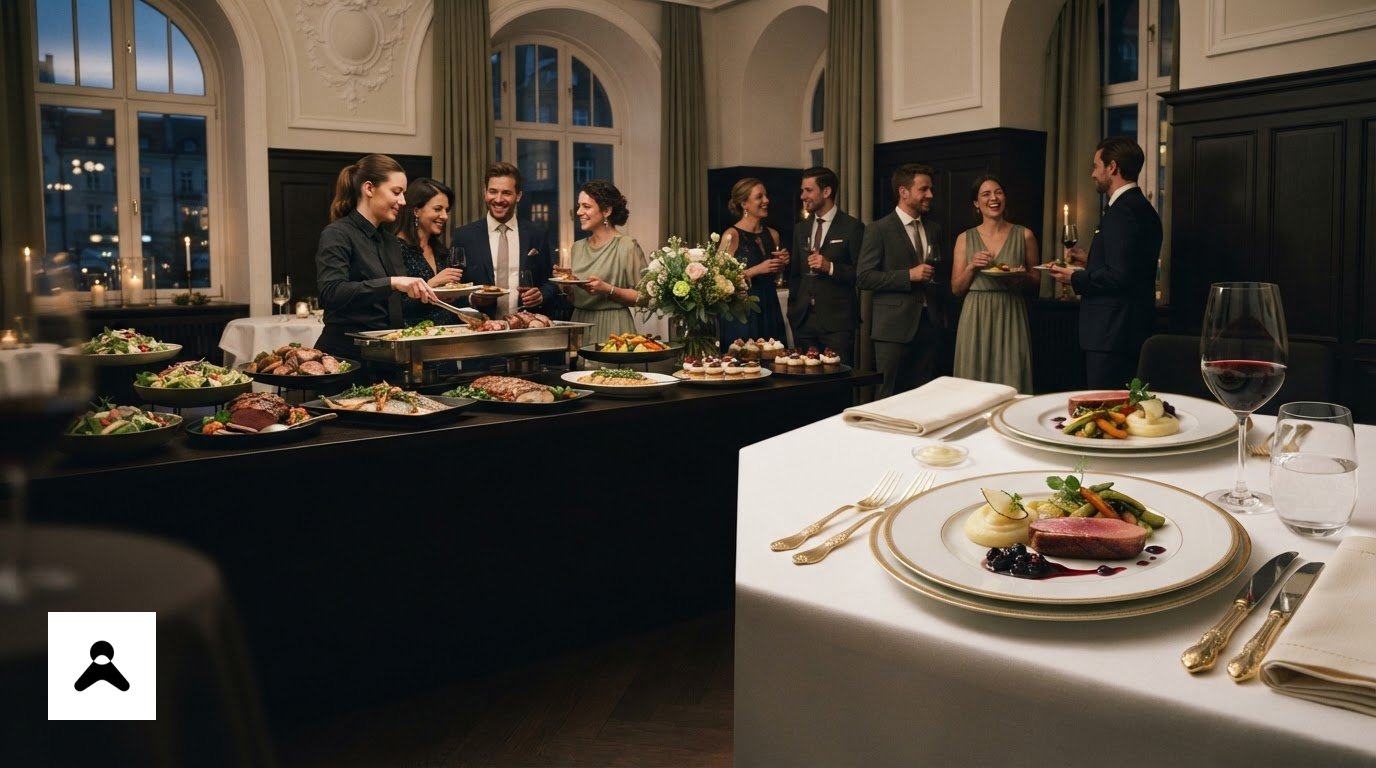Buffet oder Menü für Hochzeit: Was passt zu euch?