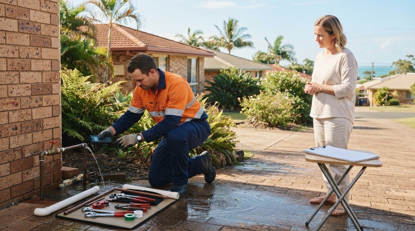 Burst pipe repair cost in Yeppoon and insurance cover