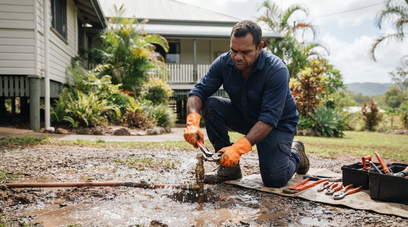 Burst water pipe repair Rockhampton: 2026 pricing and emergency response times