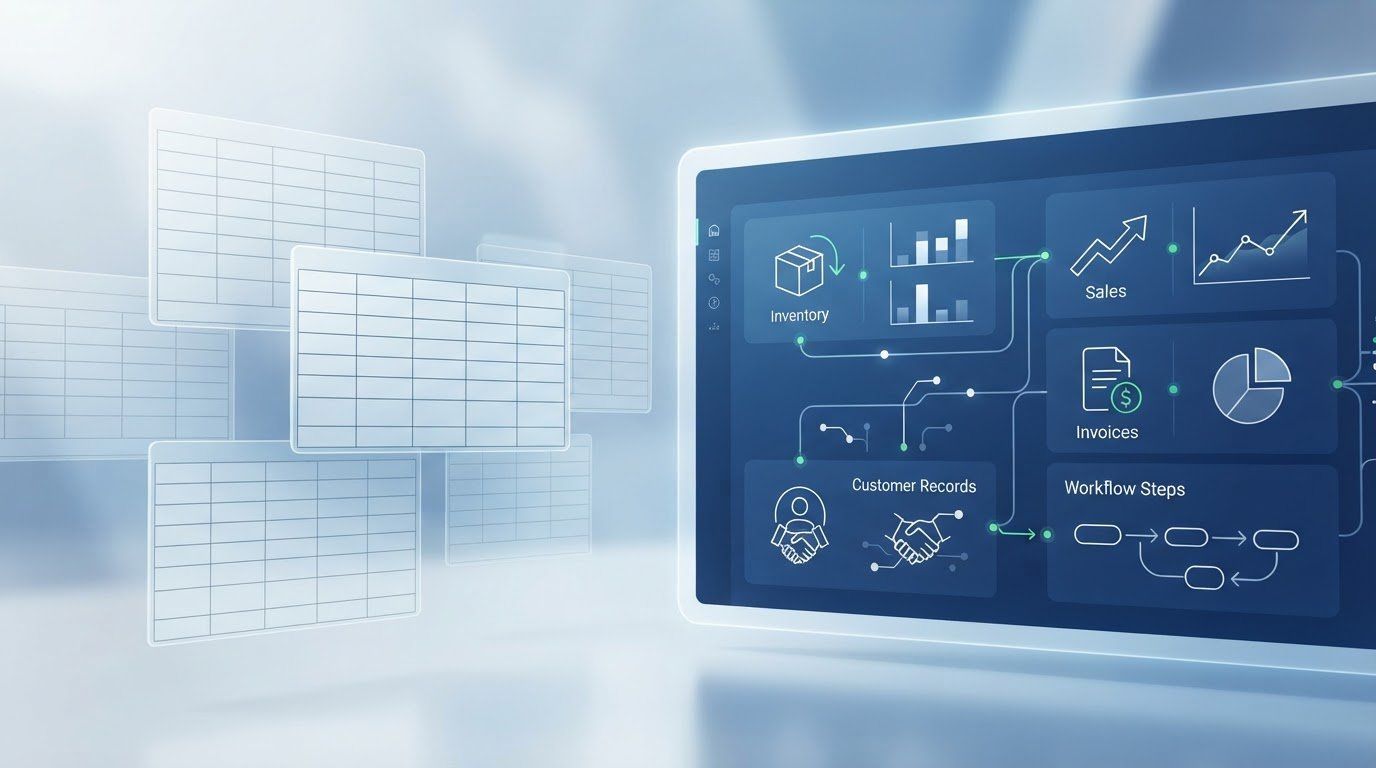 Business software for daily operations: apps or spreadsheets