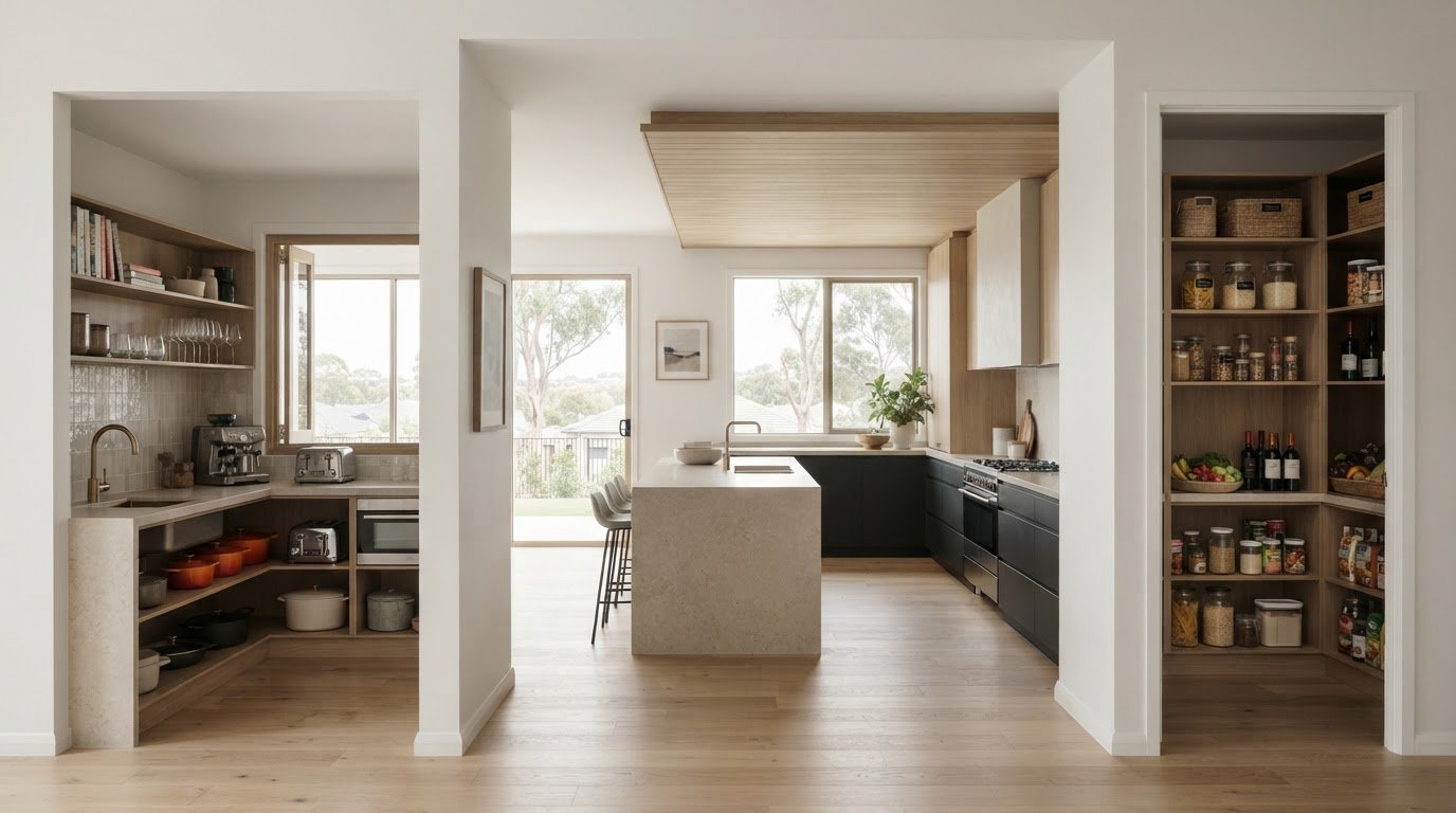 Butler’s Pantry vs Walk-In Pantry: Which Suits Your New Home?