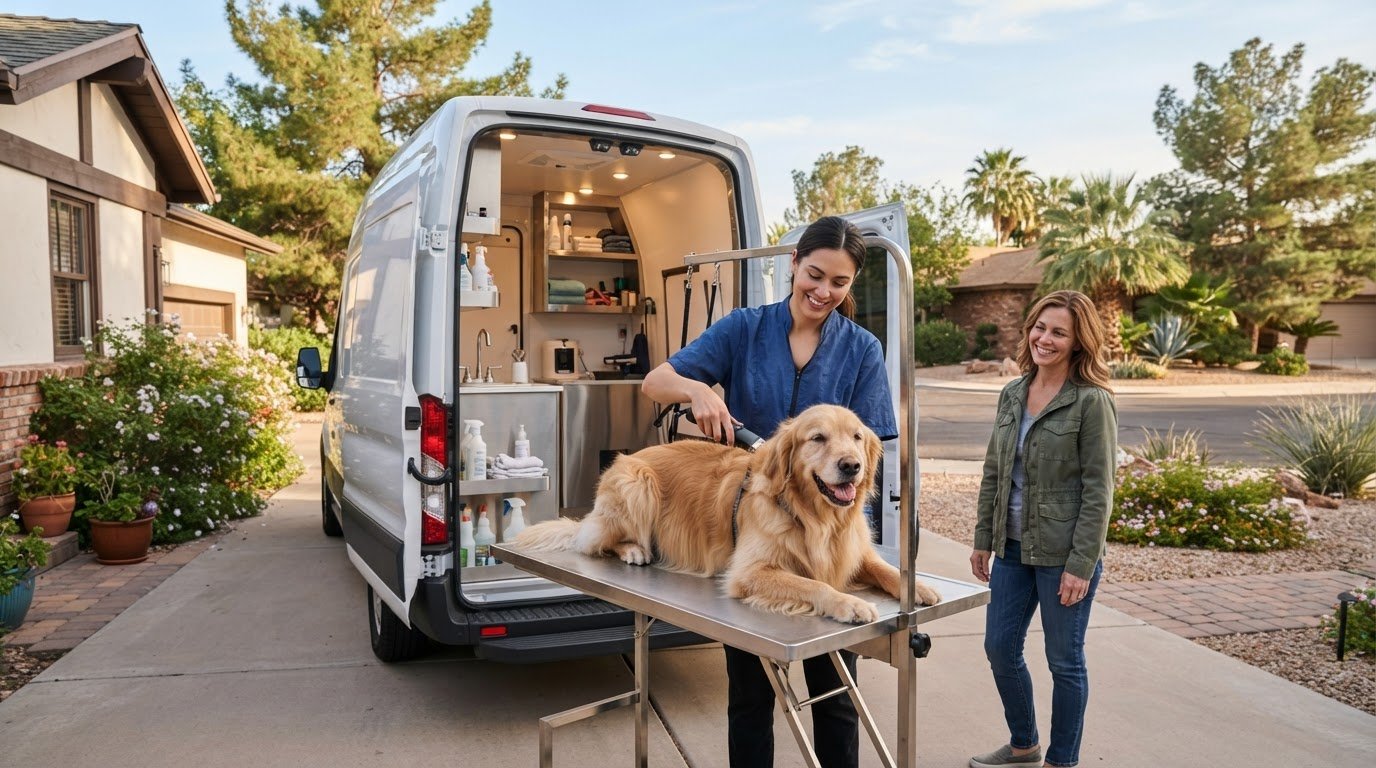 Cage-Free Mobile Grooming: What It Means for Your Pet