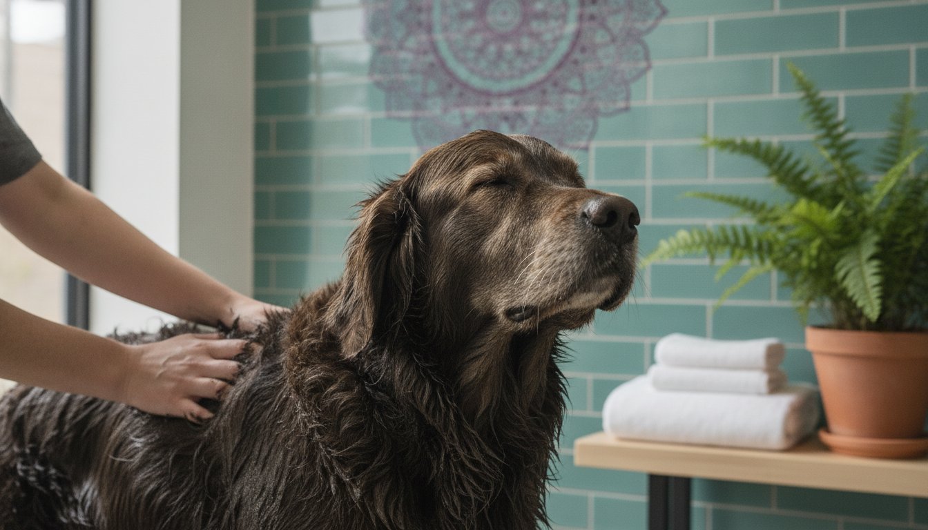 Calming Mud Bath for Anxious Dogs in Downers Grove: A Holistic Approach to Grooming