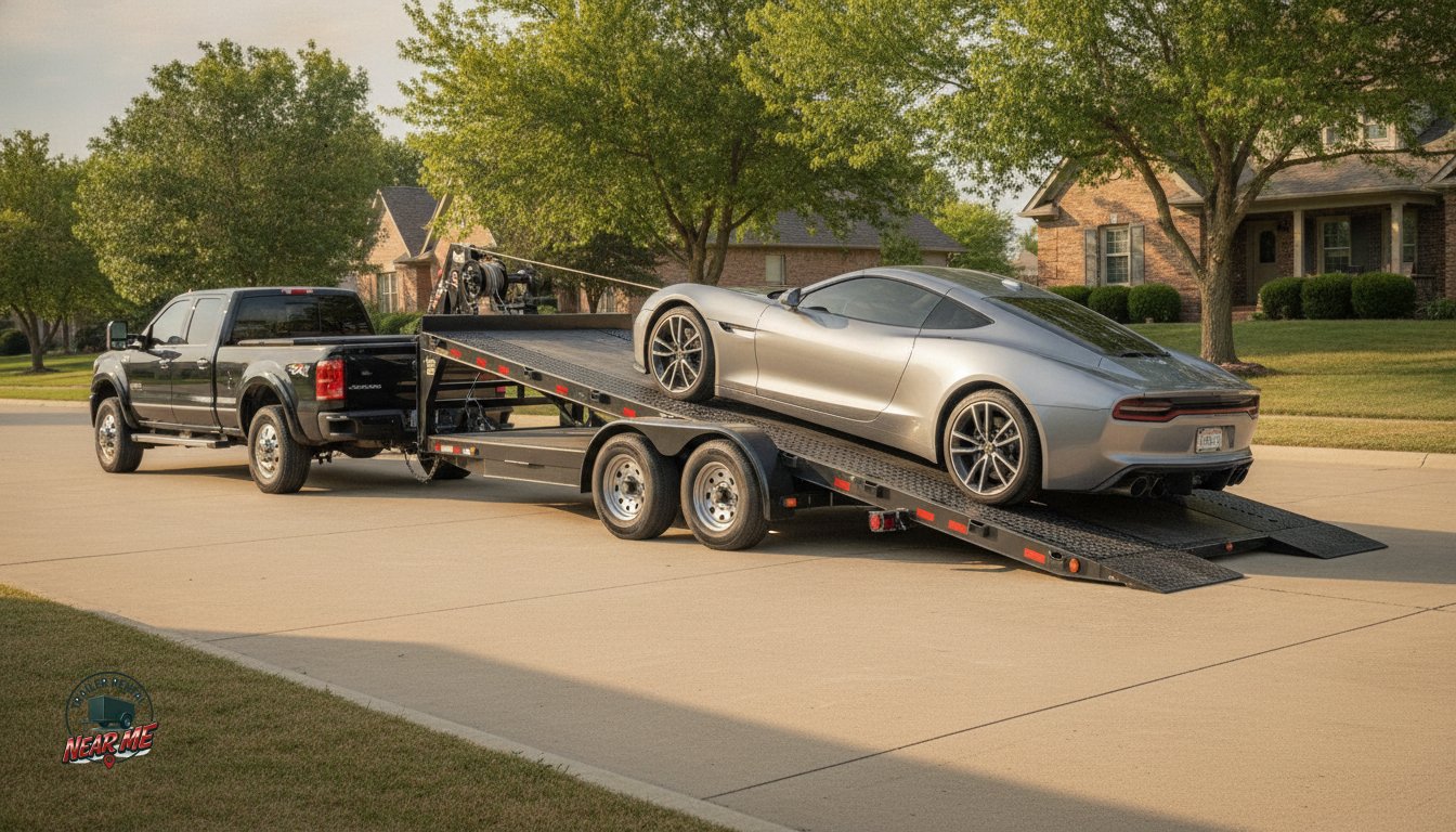 Car Hauler for Rent in Omaha: Tilt Deck Trailer Guide