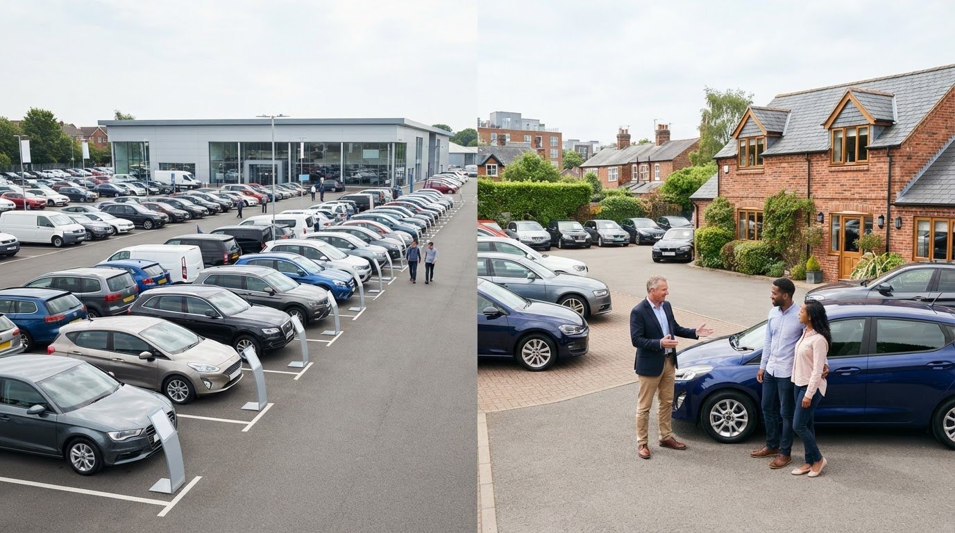 Car supermarket vs independent dealer: what are the real differences?