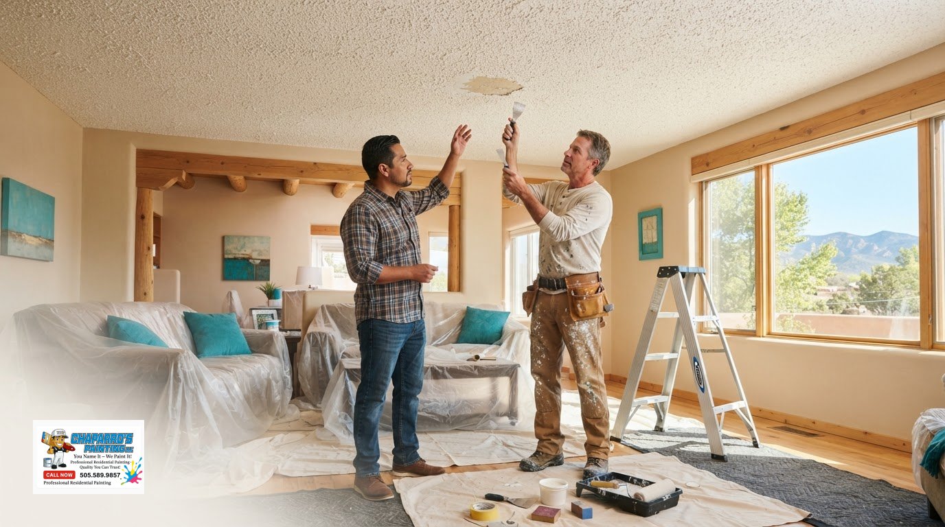 Ceiling Painting in Albuquerque: A Guide to Popcorn Ceiling Removal
