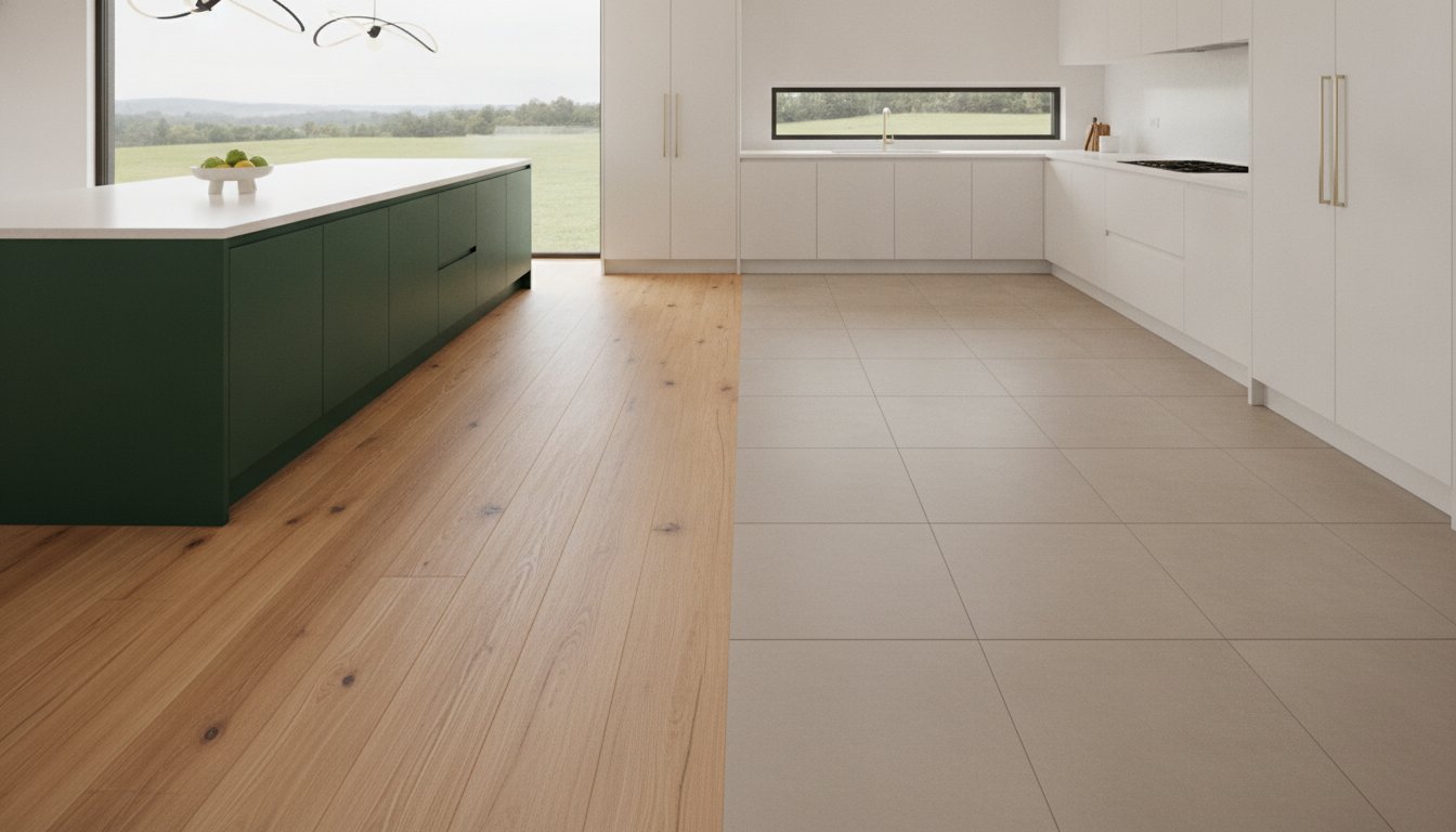 Ceramic vs Hardwood Kitchen Flooring: Nashville’s 2026 Selection Guide