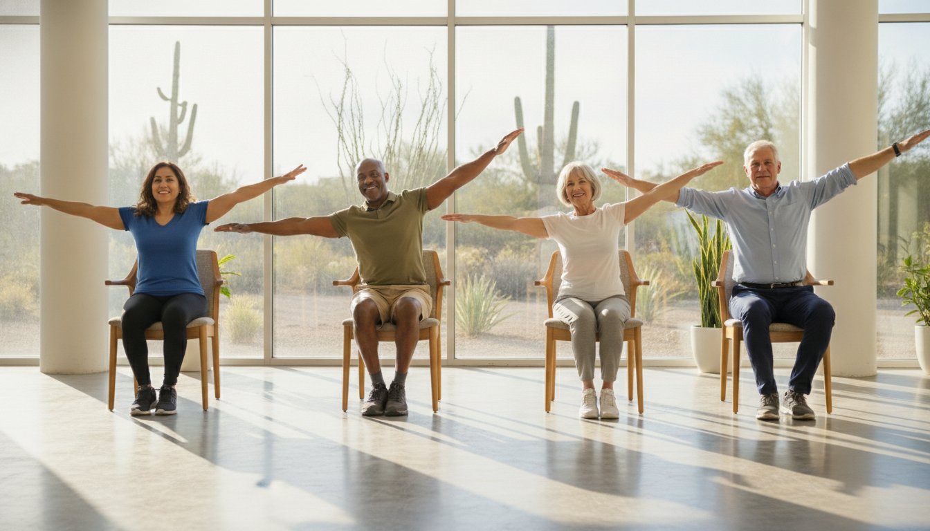 Chair Yoga for Seniors: Restoration and Vitality