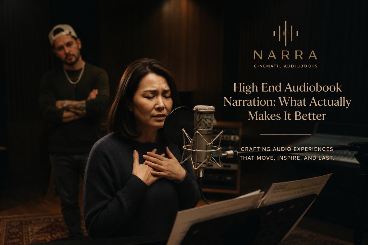 High End Audiobook Narration: What Actually Makes It Better