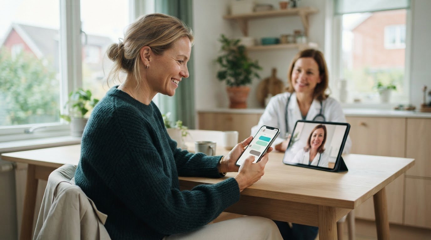 Chatt med läkare vid viktminskning: Så fungerar digitalt stöd